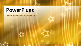 PowerPoint Template - An abstract star background